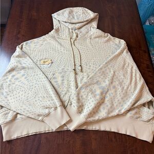 Nike Phoenix Fleece Project Uphoria hoodie, yellow & blue, women’s XL